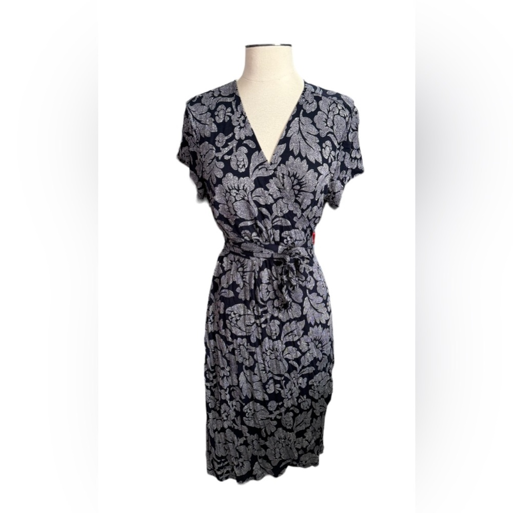 Loft Ann Taylor Floral Wrap Dress
